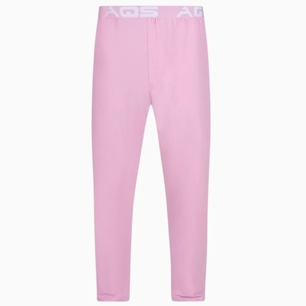AQS Unisex Pink Lounge Pants Size Medium New in Box